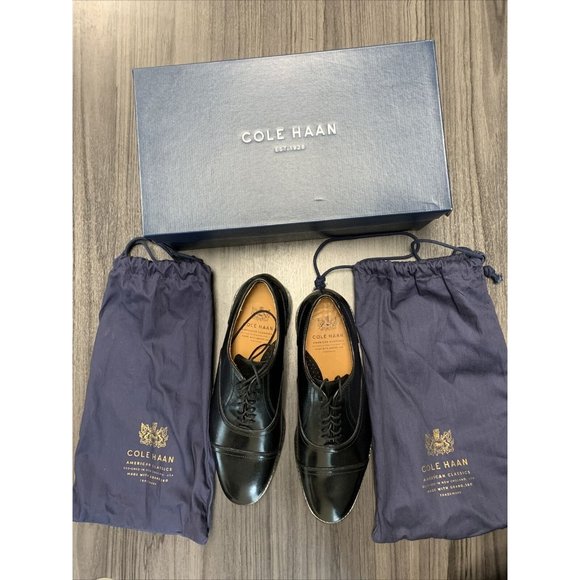 cole haan kneeland brogue cap toe oxford